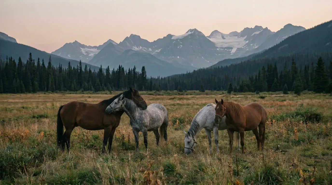 Chevaux en liberté, Equi'Dira, Isère
